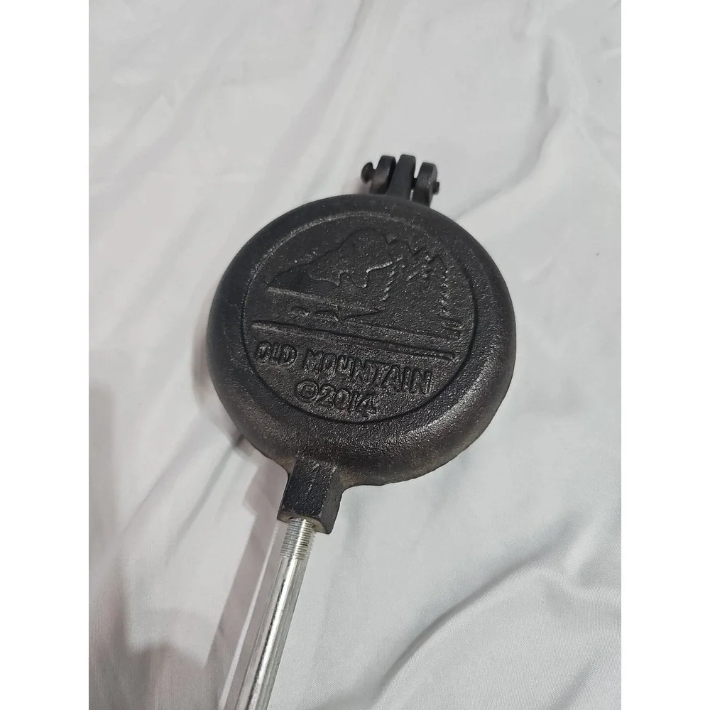 Old Mountain Campfire‎ Hamburger Press Cooker 2014 Cast Iron Non-Stick